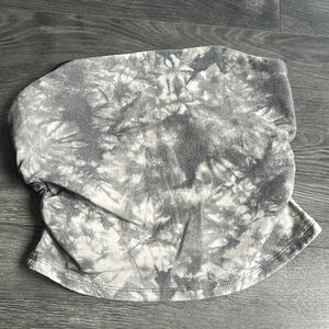 H&M denim corset top